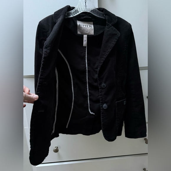 Vintage Bitten by Sarah Jessica Parker black corduroy jacket in XS - super cute - Picture 6 of 7